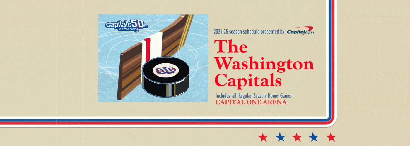 Washington Capitals Season Tickets (Includes Tickets To All Regular Season Home Games)