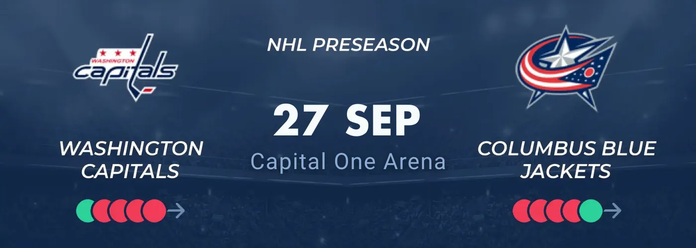 NHL Preseason: Washington Capitals vs. Columbus Blue Jackets