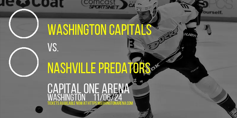 Washington Capitals at Capital One Arena